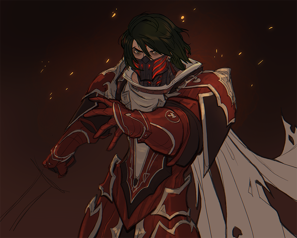 full armor/modern mask