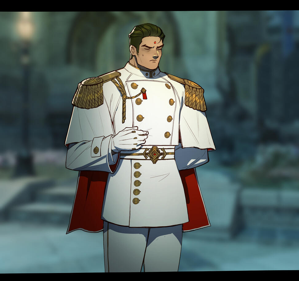 when he was glamoured/demasked at a ball